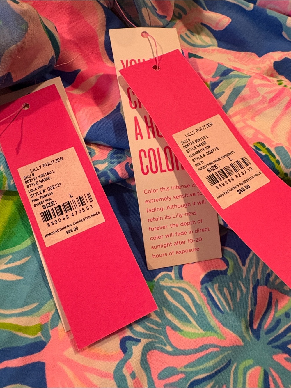 Lilly Pulitzer Blouse Bundle NWT Large - Picture 2 of 4